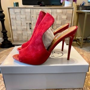 Steve Madden Red Mule